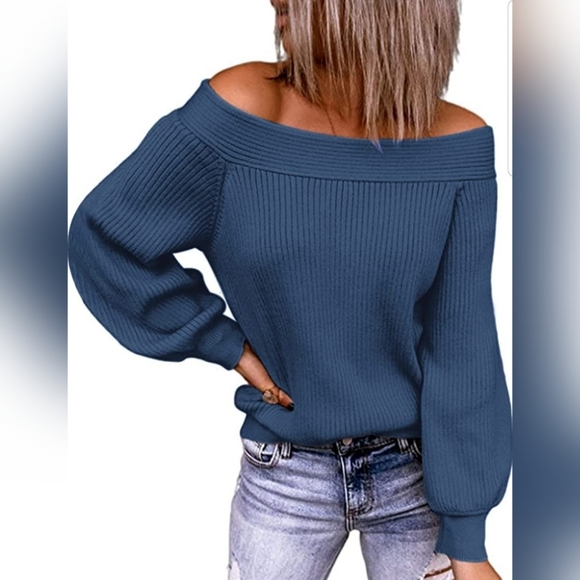Sweaters - 🌨Winter Women's Off Shoulder Sweater Long Sleeve